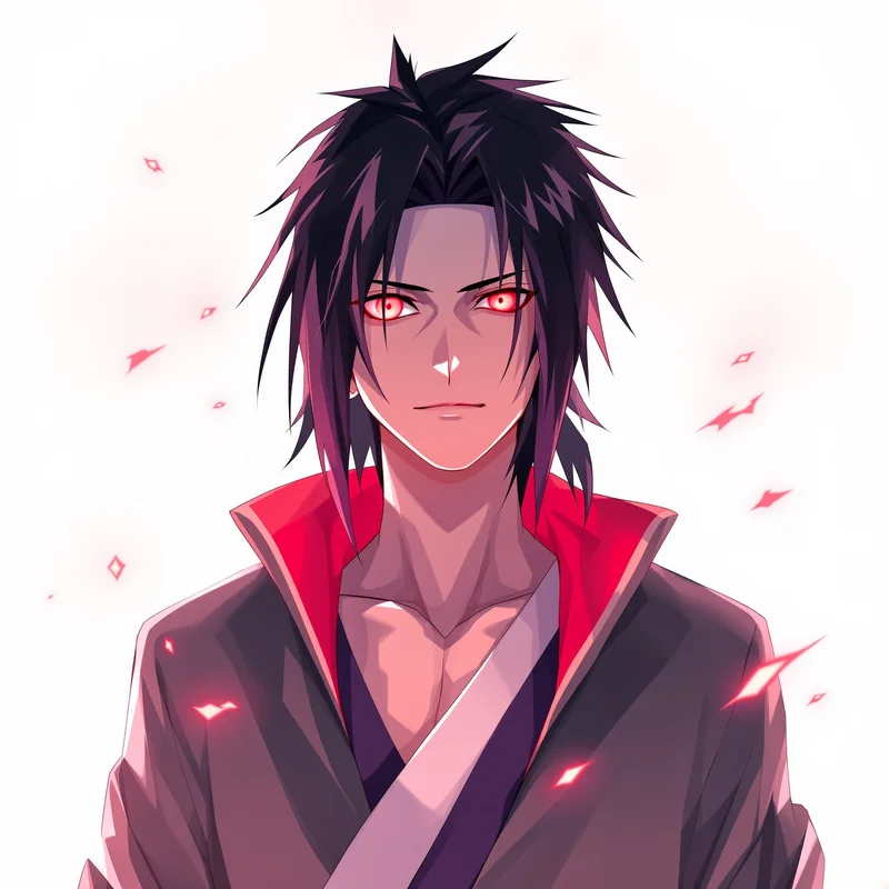 Shadow Strategist Itachi PFP clean background anime avatar