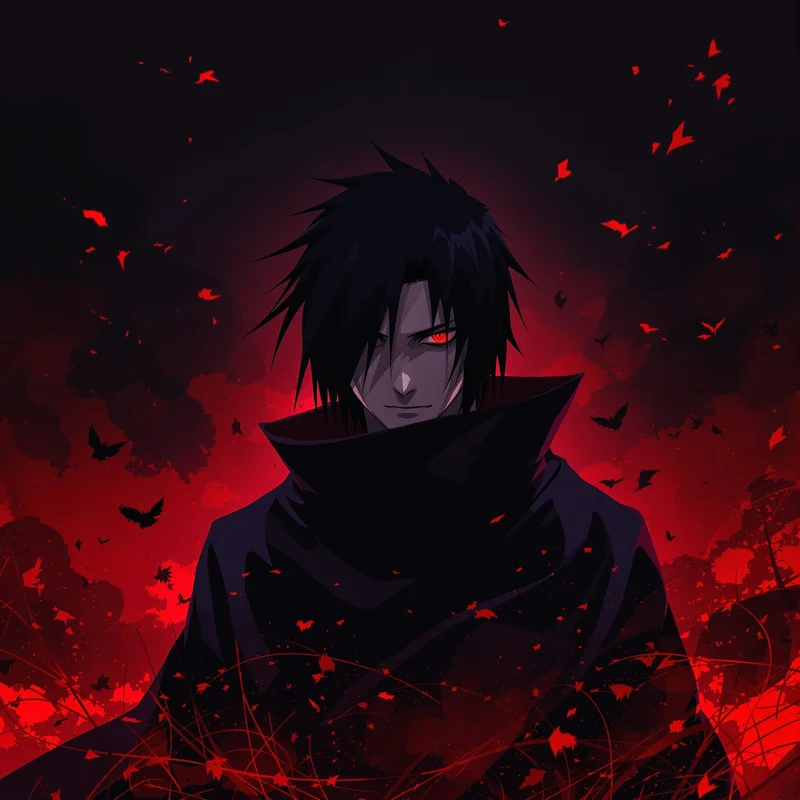 Uchiha Phantom Itachi PFP sharingan anime avatar portrait