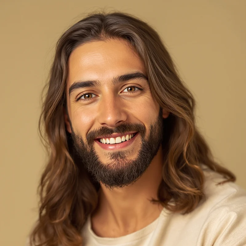 peaceful portrait image with calm atmosphere for Jesus PFP design
