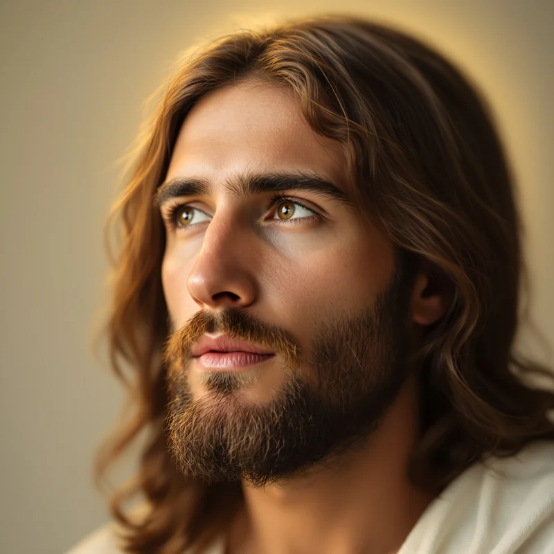 faith profile icon with warm tones for profile picture use