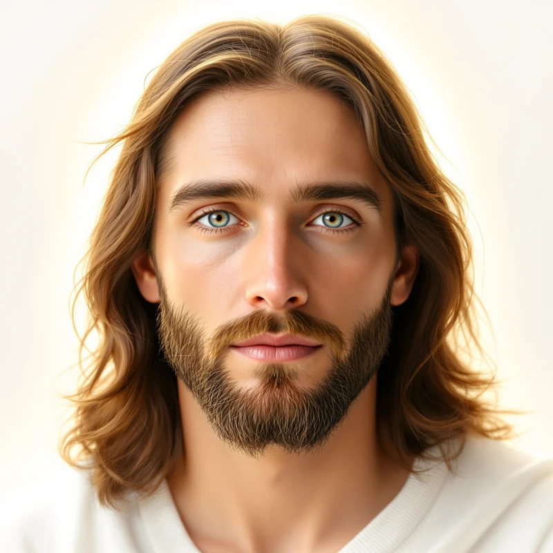 religious avatar PFP with warm tones for Jesus PFP design