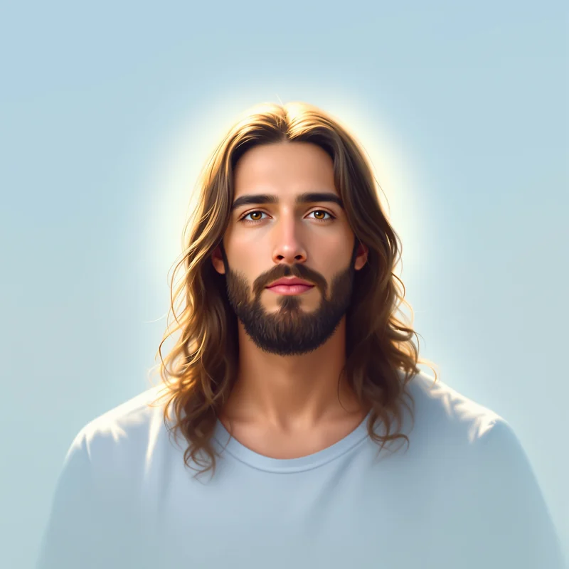 religious avatar PFP with subtle glow for Jesus PFP design