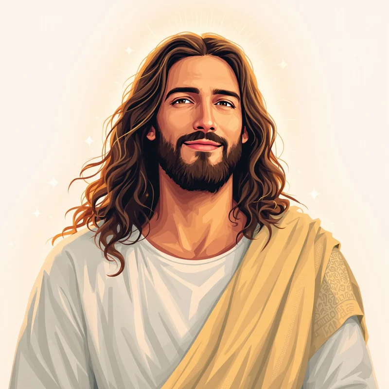 holy portrait PFP with warm tones for online avatar styling