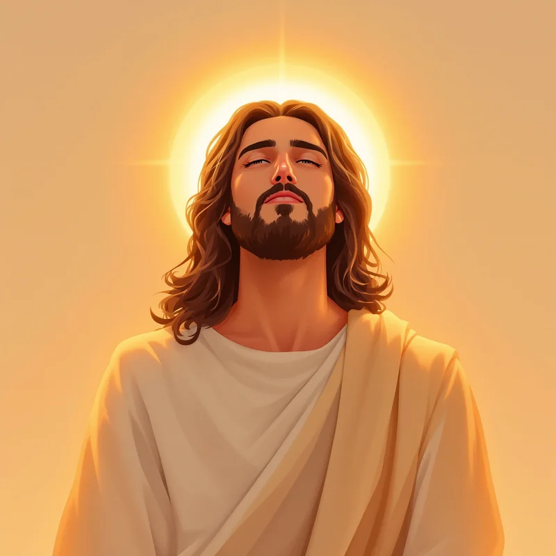 holy portrait PFP with subtle glow for peaceful avatar use