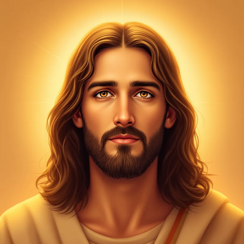 holy portrait PFP with calm atmosphere for messaging profile icon