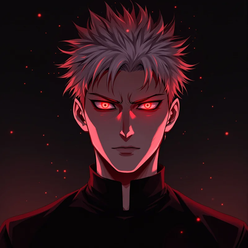 JJK anime character portrait with balanced portrait framing for anime icon design