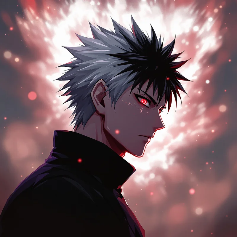 dramatic JJK PFP artwork with dark anime lighting for strong online profile art