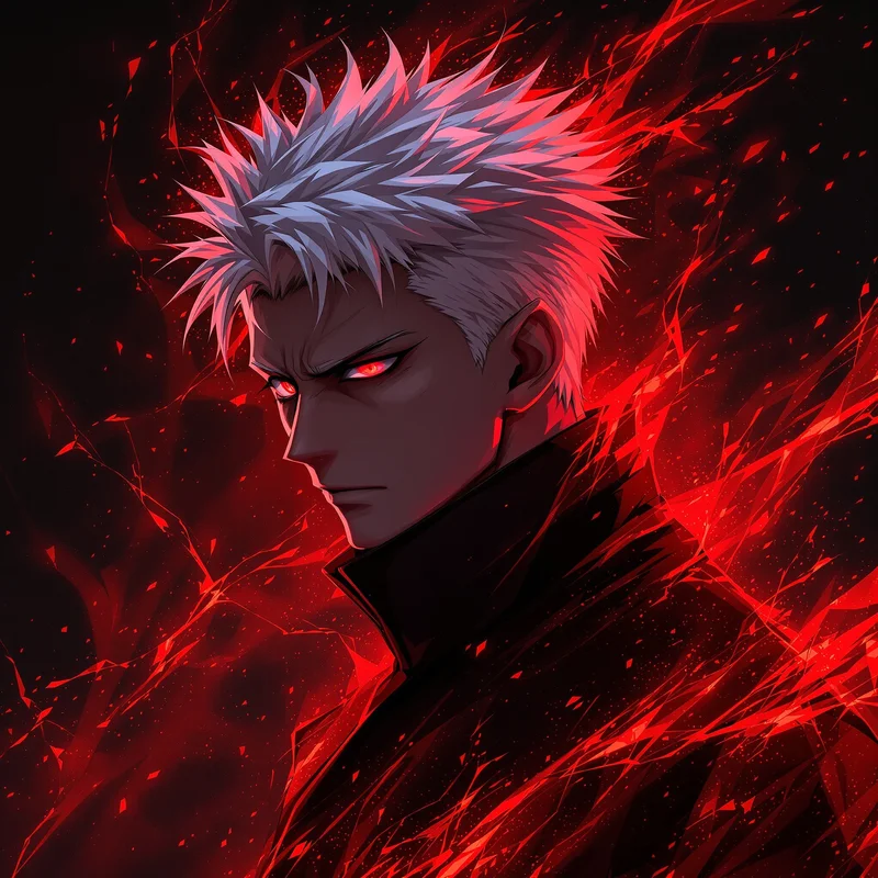 Jujutsu Kaisen profile picture with supernatural atmosphere for avatar display
