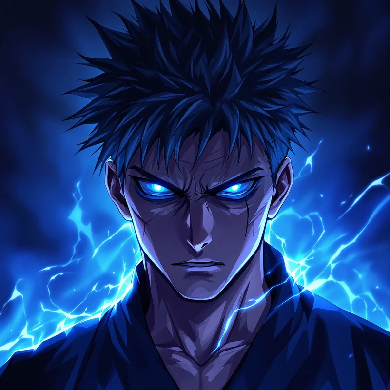 dark JJK anime profile icon with supernatural atmosphere for dark anime PFP styling