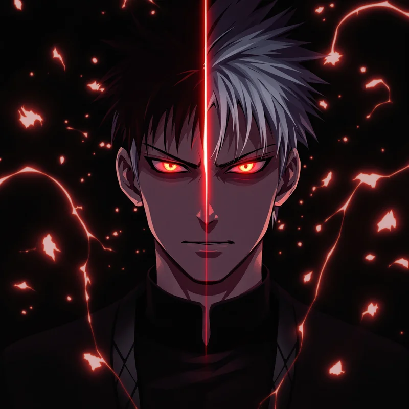 dramatic JJK PFP artwork with balanced portrait framing for avatar display