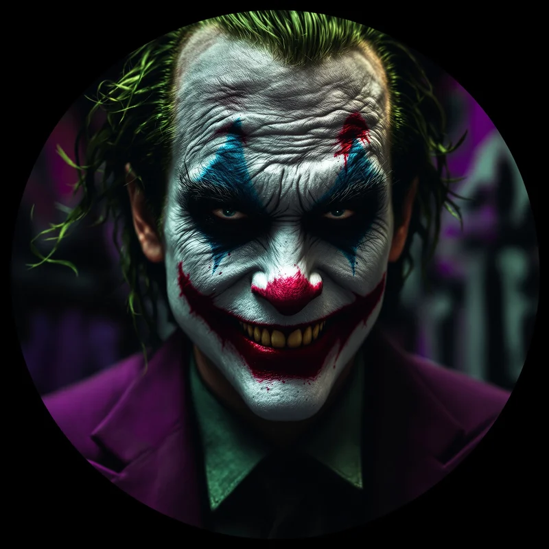 Joker PFP with bold composition and chaotic energy