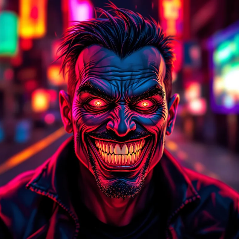 Joker PFP with bold composition and chaotic energy