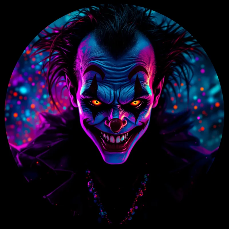 Joker PFP with bold composition and chaotic energy