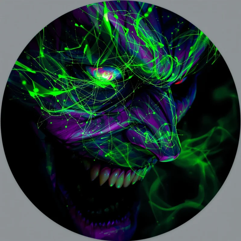 Joker PFP with bold composition and chaotic energy