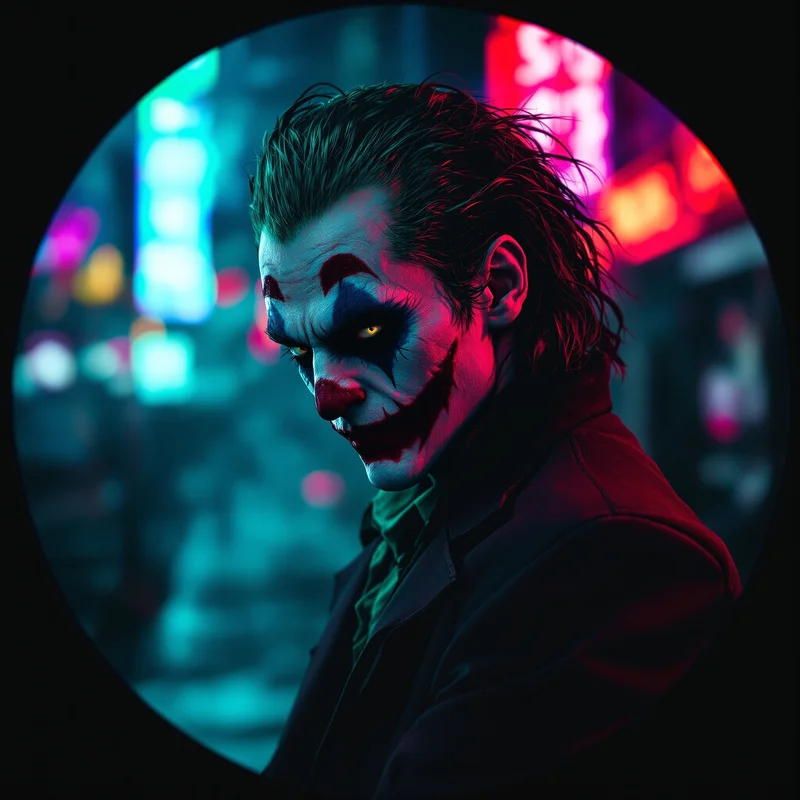 Joker profile image optimized for identity and visibility