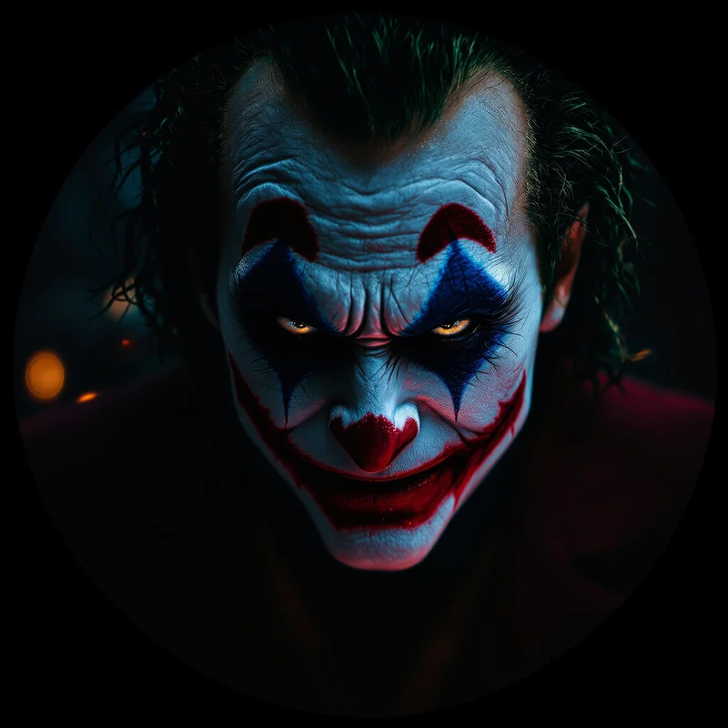 Joker profile image optimized for identity and visibility