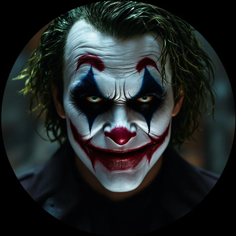 Joker profile image optimized for identity and visibility