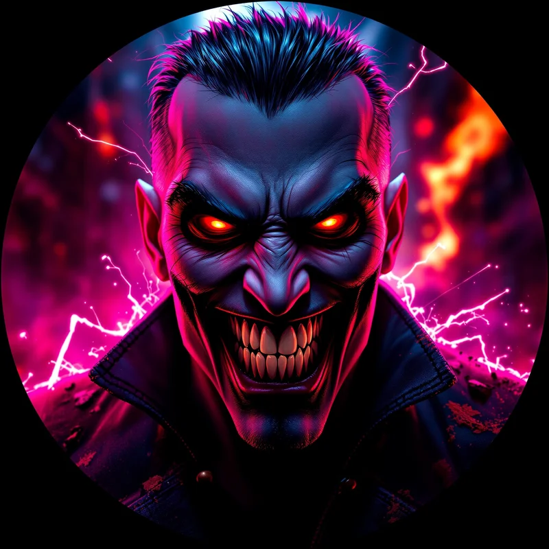 Joker profile image optimized for identity and visibility