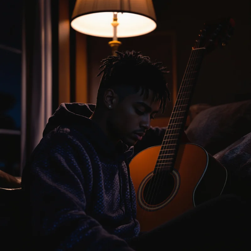 Juice WRLD acoustic night avatar.