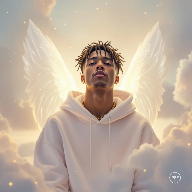 Juice WRLD angel wings 999 avatar.