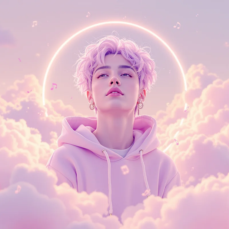 Juice WRLD cloud rap dream PFP.