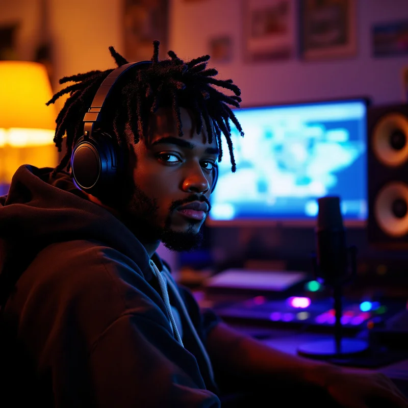 Juice WRLD lofi studio PFP avatar.