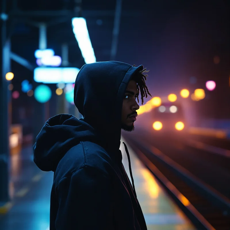 Juice WRLD midnight train avatar.