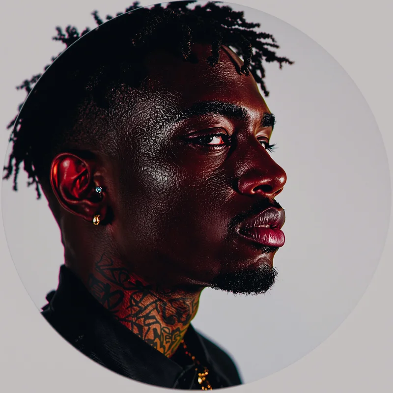 Juice WRLD avatar portrait with emotional personality