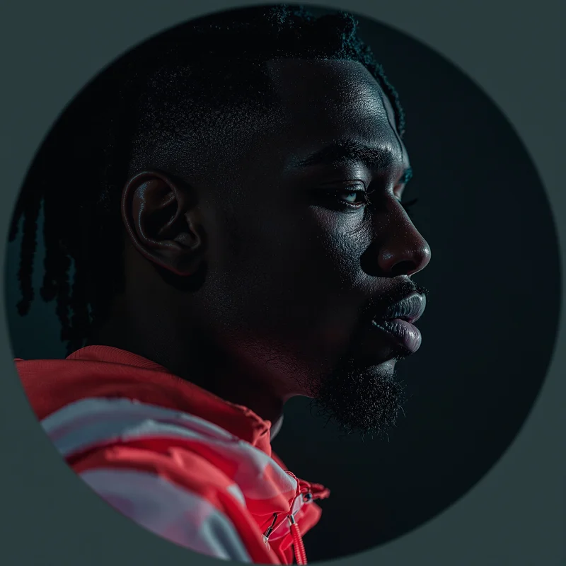 Juice WRLD PFP with soft composition and identity focus