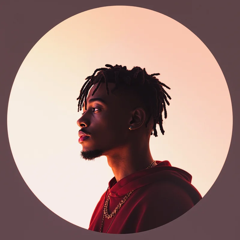 Juice WRLD avatar profile image with introspective expression