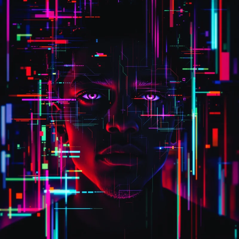 glitch gamer jynxzi pfp with cyber distortion