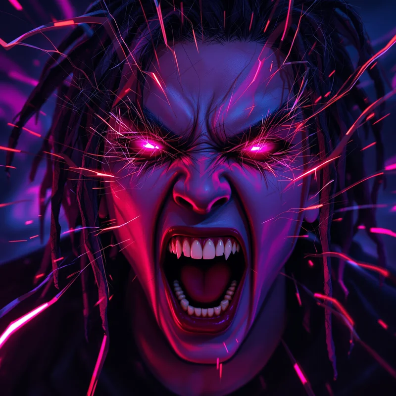 screaming gamer jynxzi pfp with chaotic emotional energy