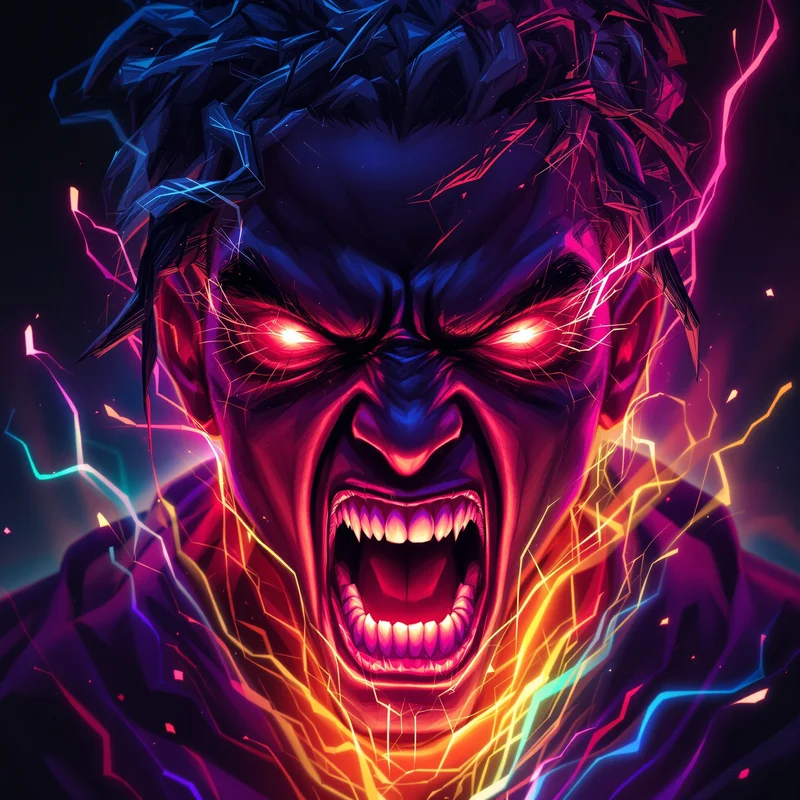stream rage aura jynxzi pfp with explosive gamer emotion