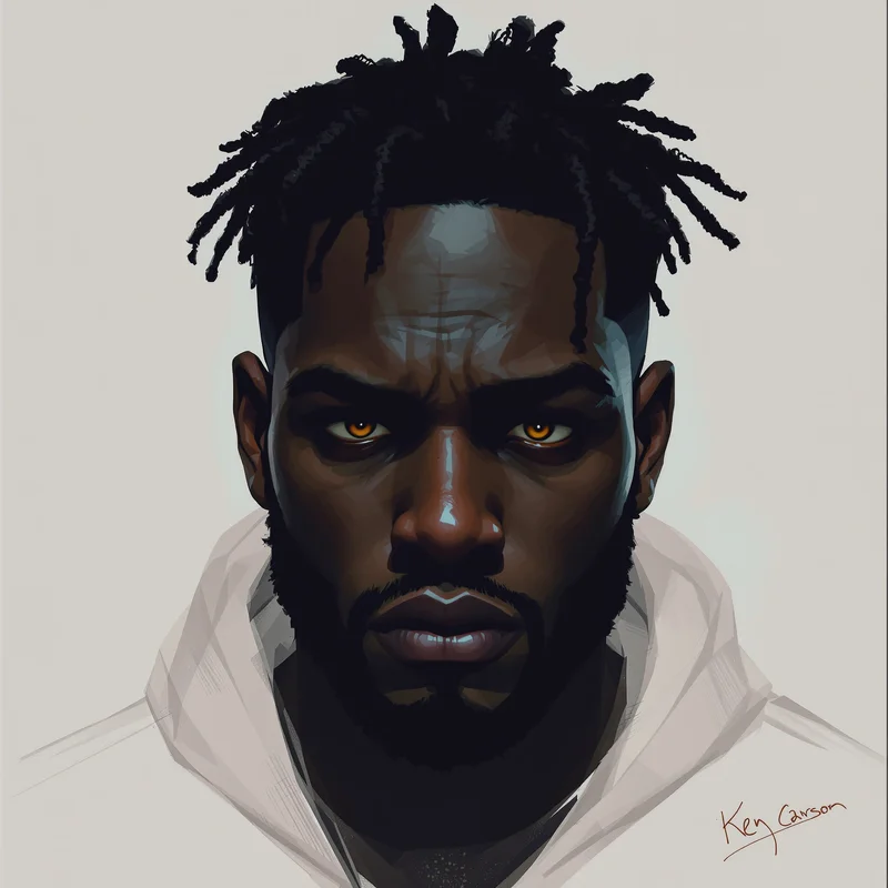 exhausted ken carson pfp with emotional numbness