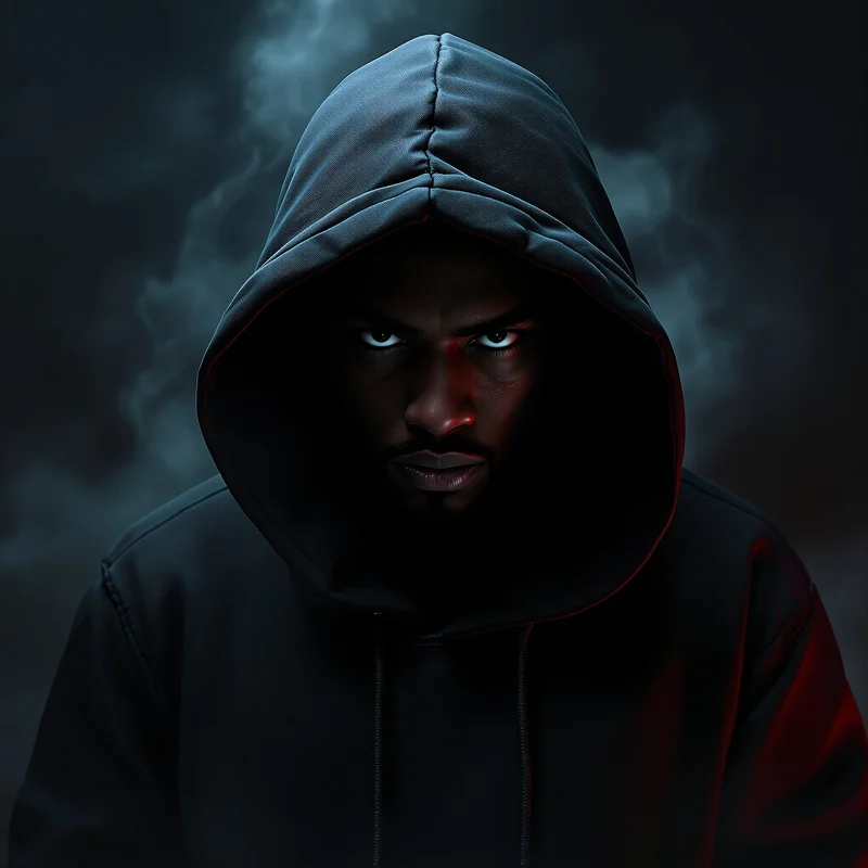 hooded ken carson pfp with underground hoodie aura