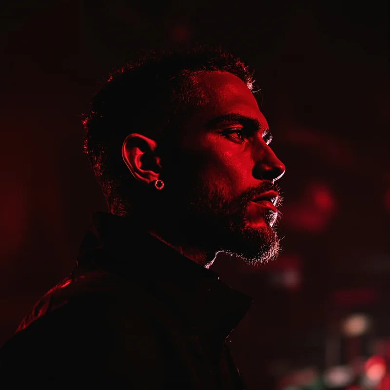 opium-inspired ken carson PFP with dark contrast lighting