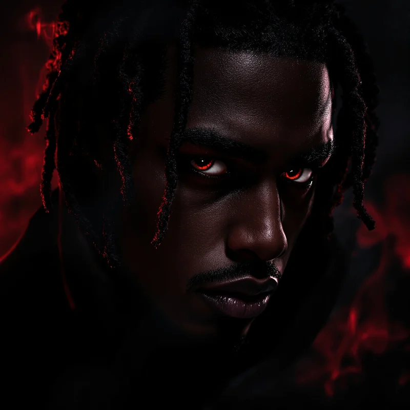 underground ken carson pfp with dark editorial mood
