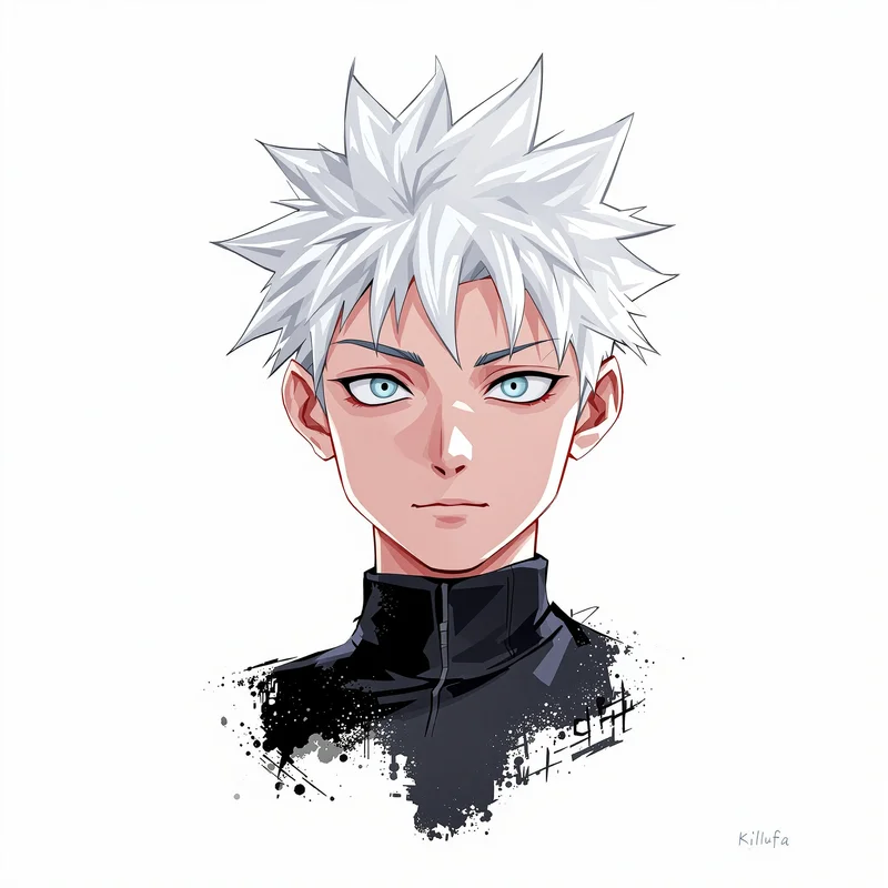Killua anime PFP with calm expression for avatar display