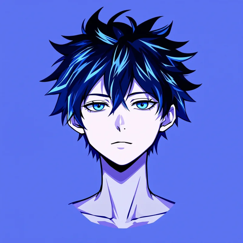 Killua anime PFP with white hair for messaging profile icon