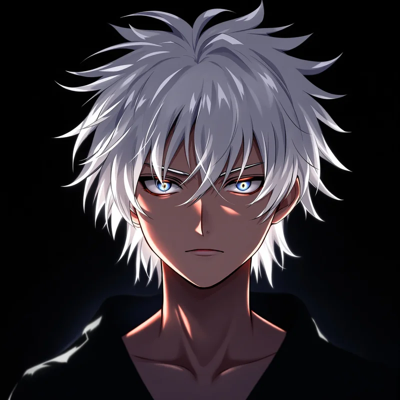 Killua Zoldyck PFP with calm expression for anime identity