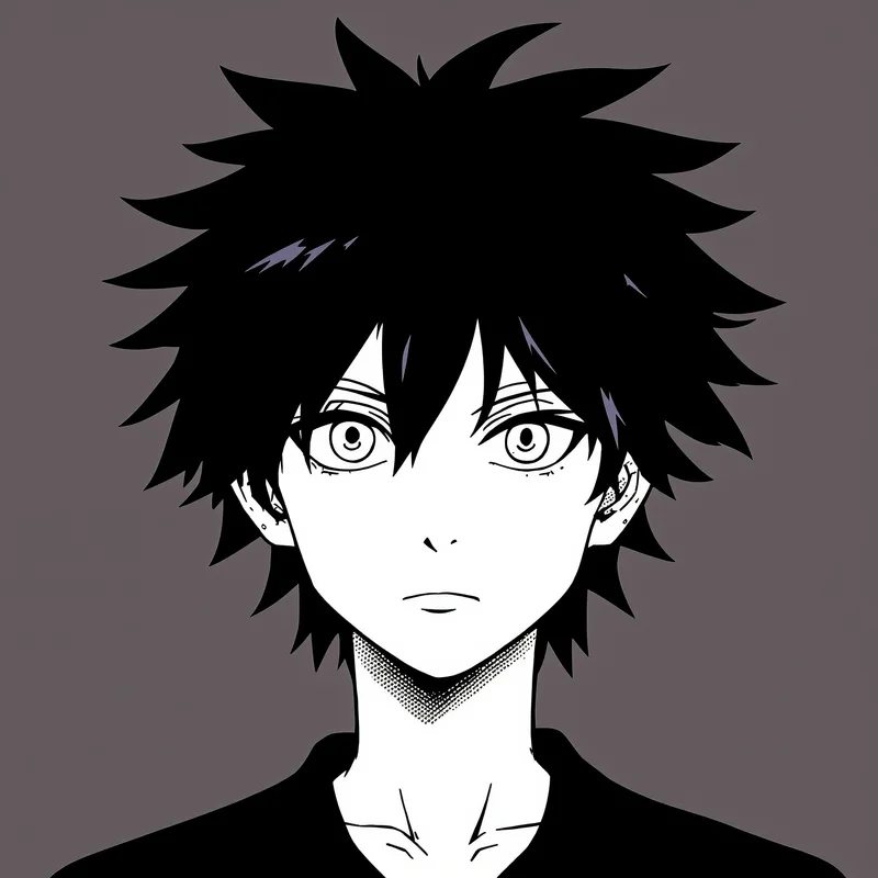 Killua avatar image with blue lighting for avatar display