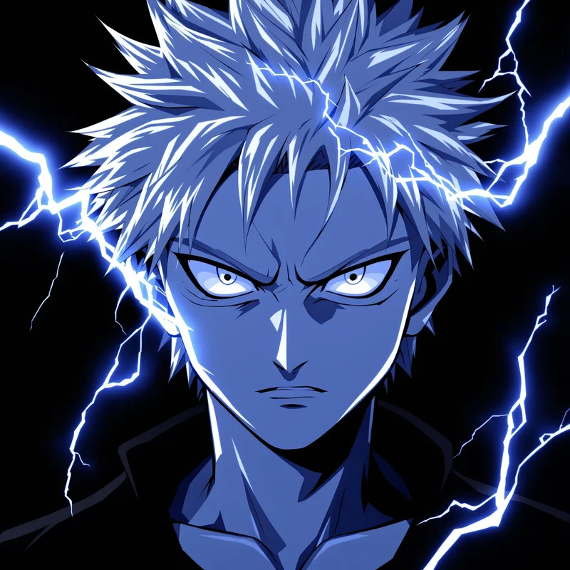 Killua anime PFP with calm expression for profile picture use