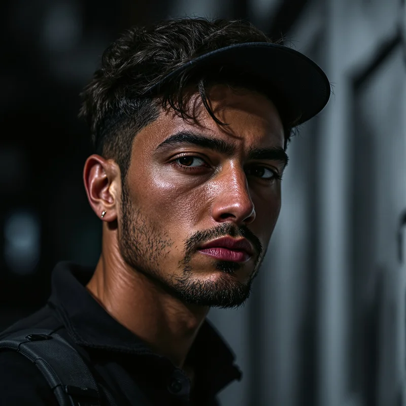 King Von avatar profile image with focused expression