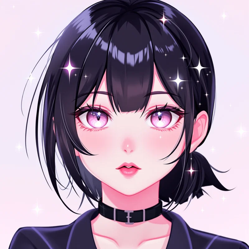frosted wink kuromi pfp with frosted wink shine for cute profile picture