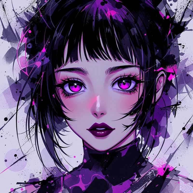 ink glow kuromi pfp with ink glow current for cute avatar