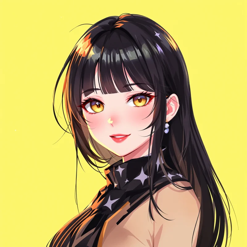 lemon pop kuromi pfp with lemon pop glow for cute profile picture