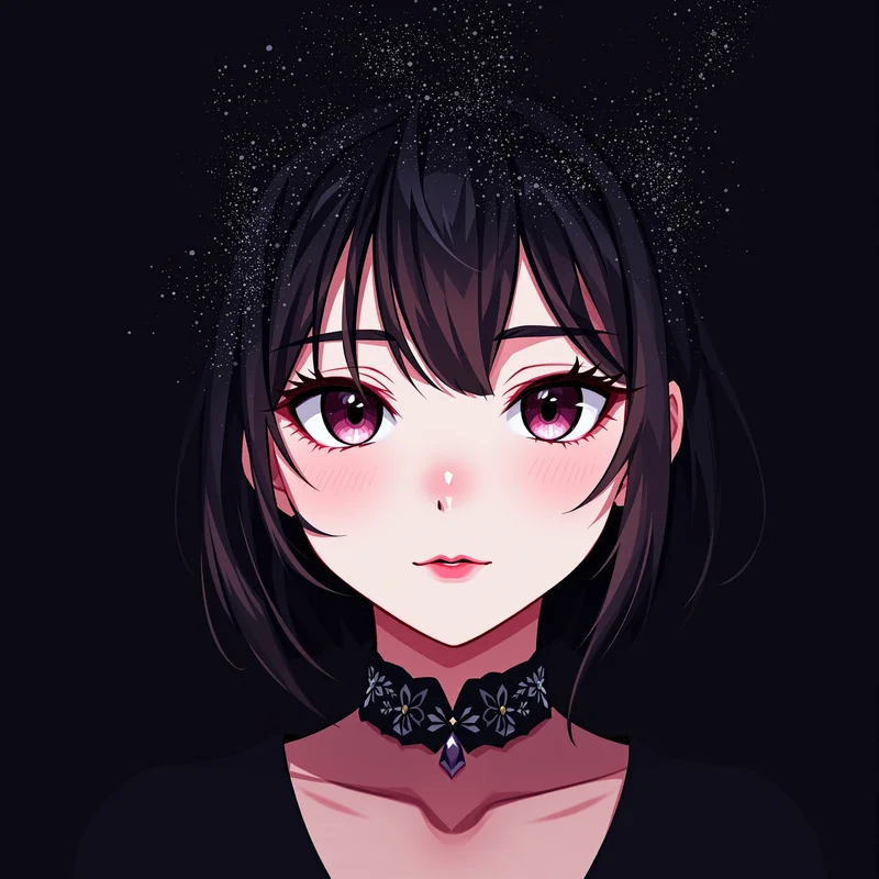 sugar shadow kuromi pfp with sugar shadow contrast for cute profile picture
