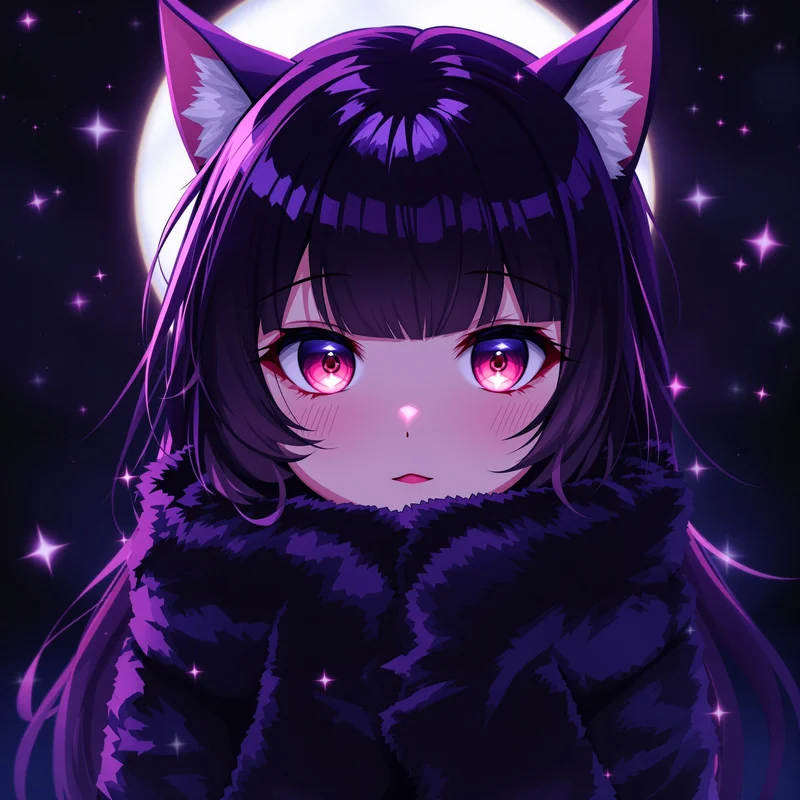 velour night kuromi pfp with velour night gleam for cute avatar