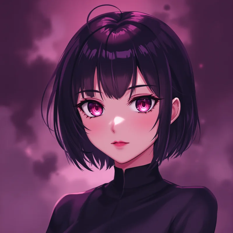 velvet shadow kuromi pfp with velvet shadow glow for cute avatar