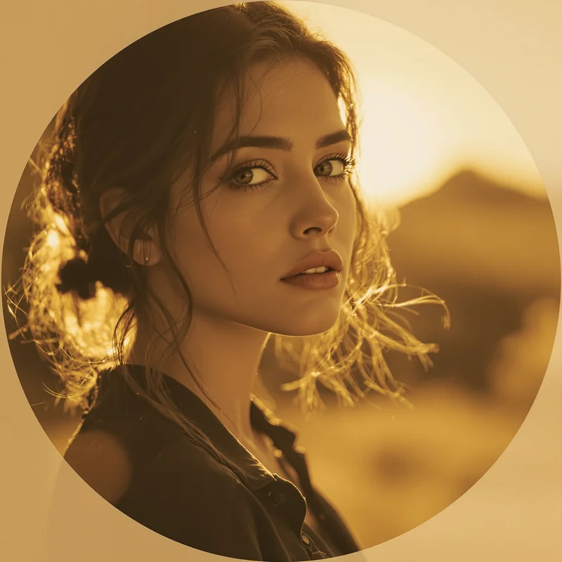 Lana Del Rey avatar profile image with dreamy romantic expression